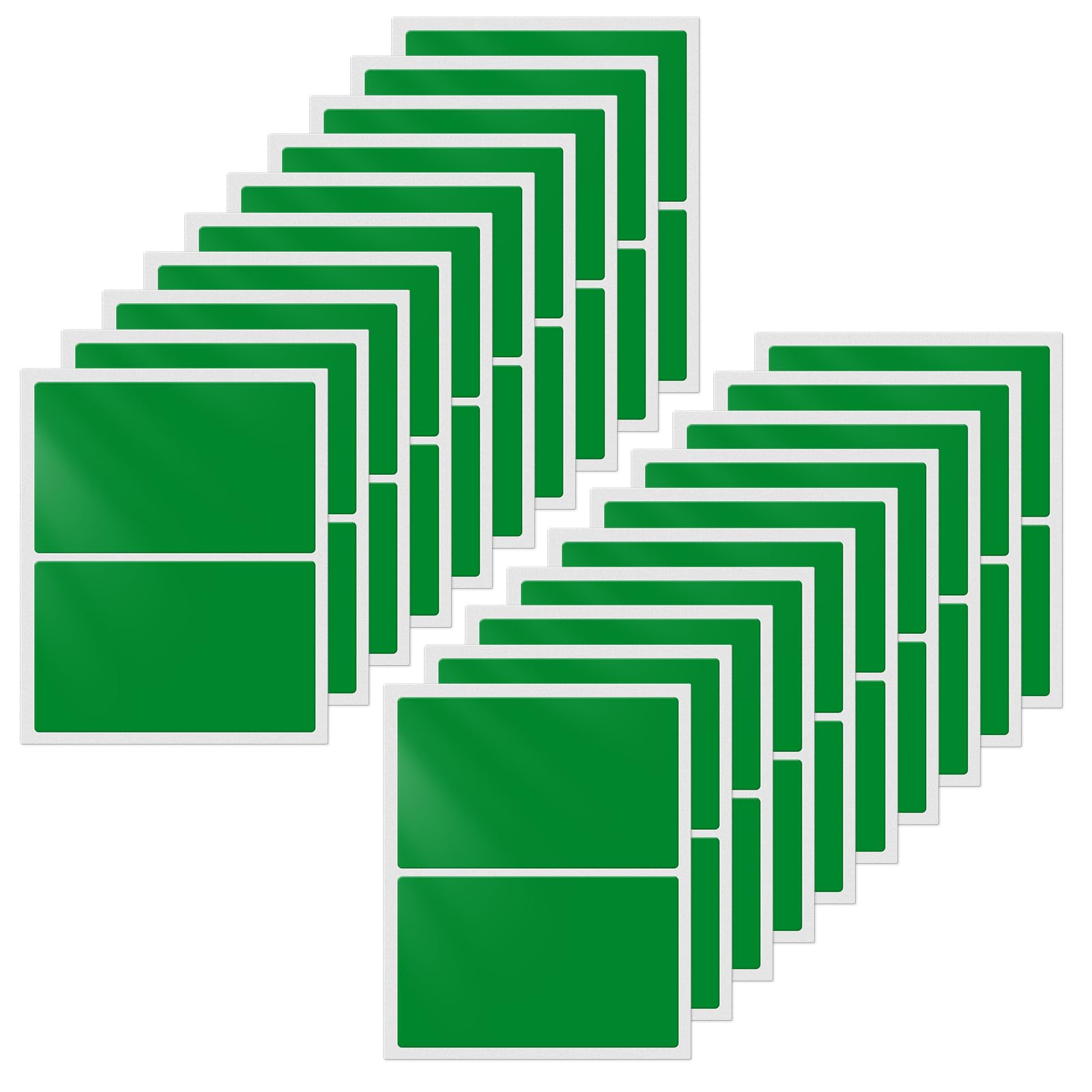 Snapklik.com : Green Color Coding Labels 3 2 Inches Self-Adhesive ...