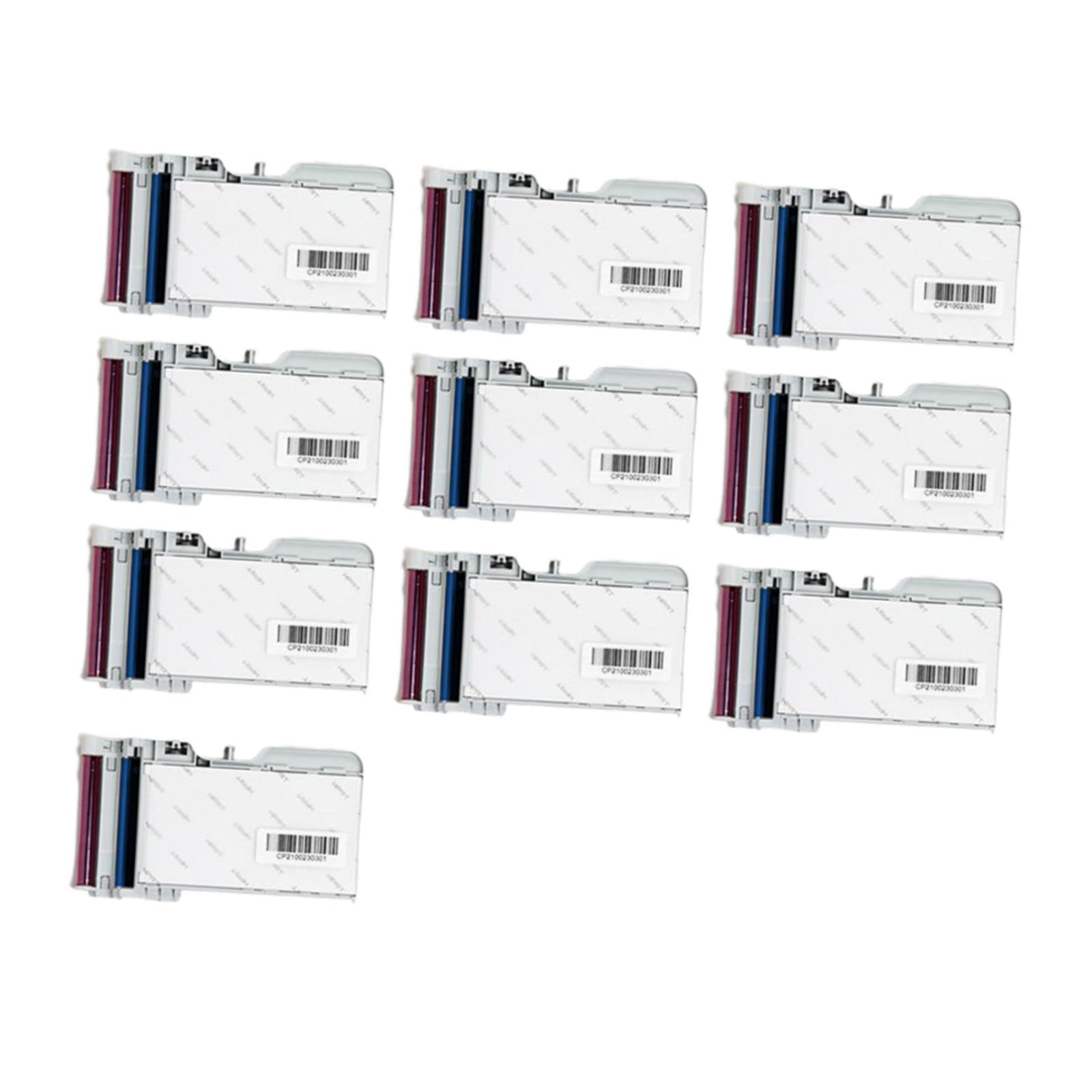 Qianly 100 Hojas de Papel Fotográfico para Dactilares para Impresora Instantánea a Color CP2100.