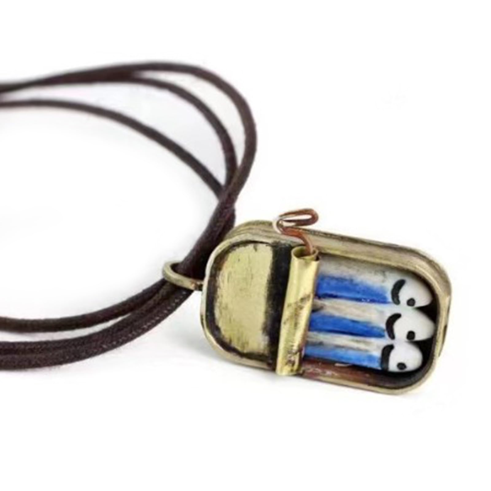 fexxkg Vintage Sardine Can Pendant Ornament Unique Sardine Tin Pendant Adornment Perfect For Festive Celebrations And Decors