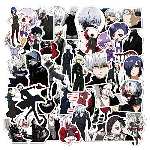 Adesivos Tokyo Ghoul para laptop e garrafa de água, decalque de vinil anime legal para telefone adol