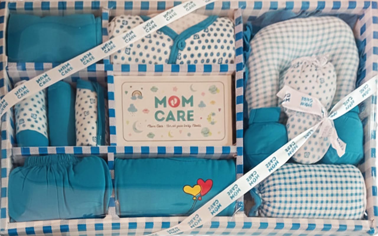 Sponsored Ad - Newborn Baby Gift Set Has All Newborn Baby Essential Clothes in Baby Gift Set for or Girls Unisex 11 pcs Blue
