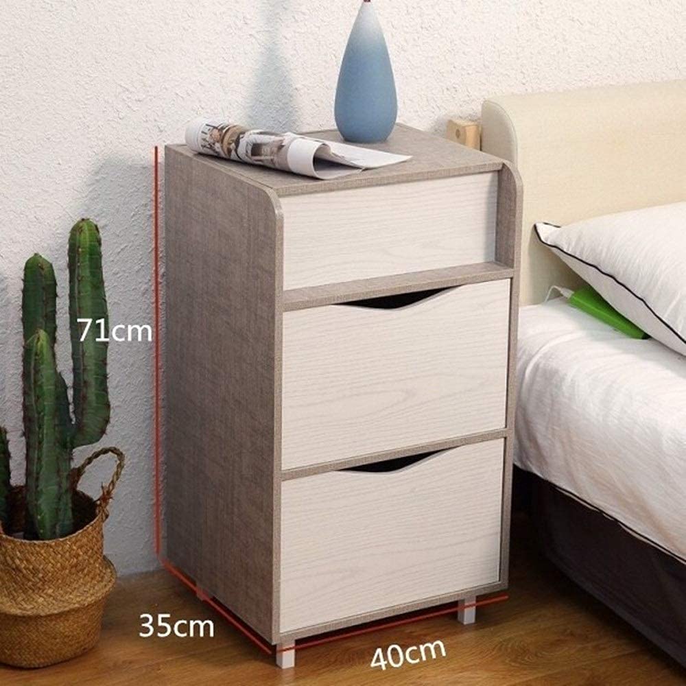 Comodino Comodino Semplice per Camera da Letto Comodino da Ufficio Doppio Uso Tavolino Multifunzionale Comodino Comodino Moderno Minimalista Camera da Letto Comodino Set (Dimensioni : 35x40x71CM)