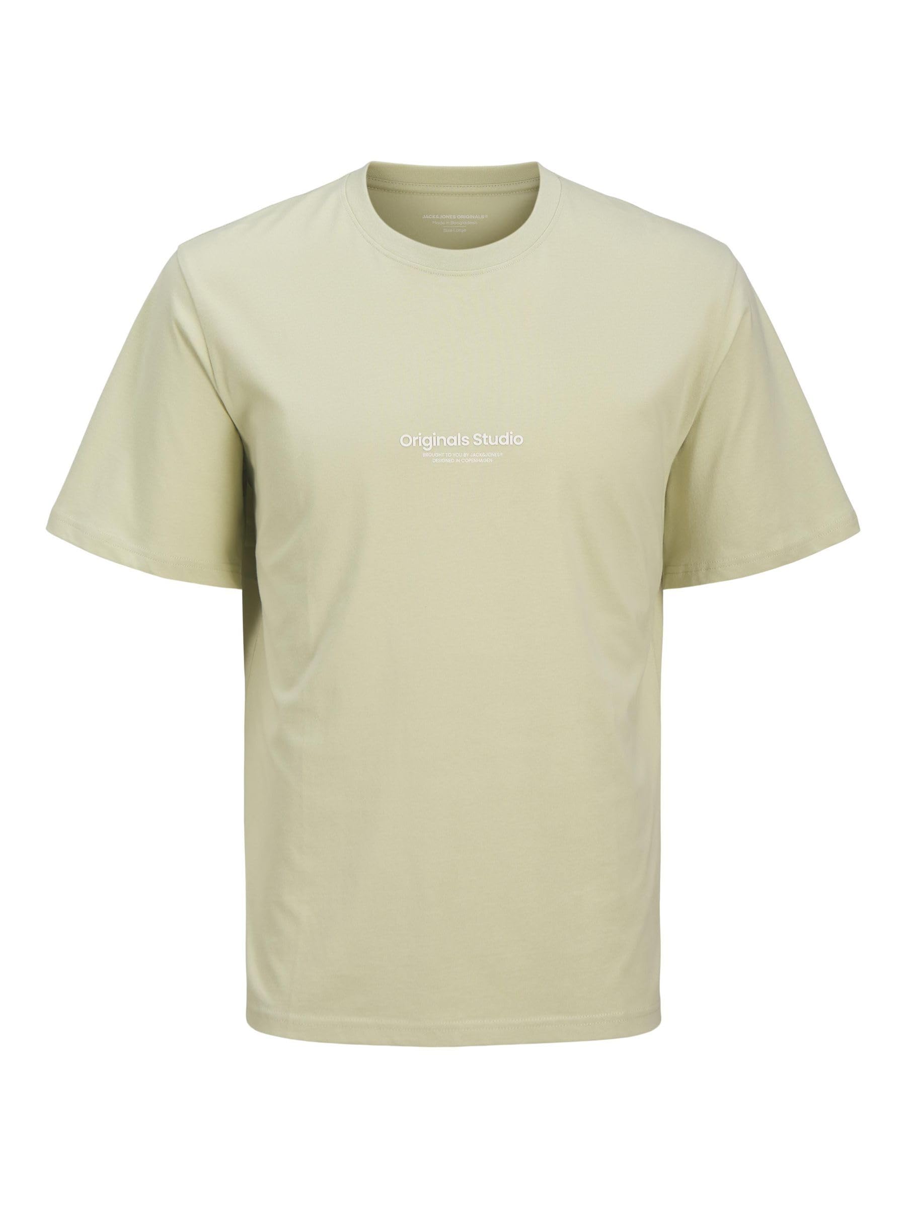 Jack & Jones Men's Jorvesterbro Tee SS Crew Neck Noos Mni, Celadon Tint, 5 Years