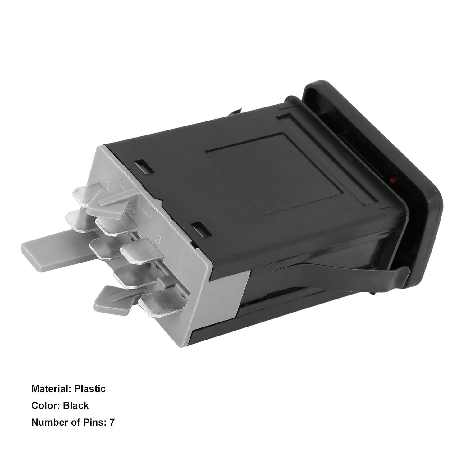 Hazard Warning Flasher Light Switch/Fit for Volkswagen Golf Jetta Mk4 Bora1999-2005 Emergency Hazard Warning Light Flash Switch Button Knob 7Pins Car 1J0953235J