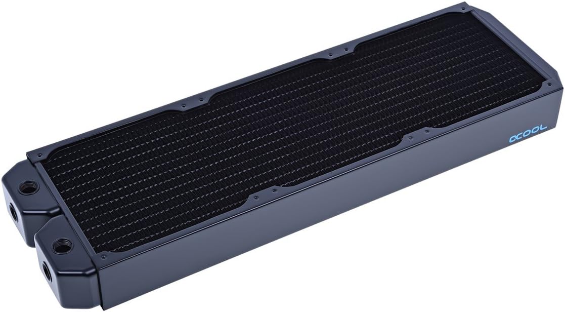 Alphacool NexXxos XT45 Full Copper Radiator420, 140mm x 3, Triple Fan, Black