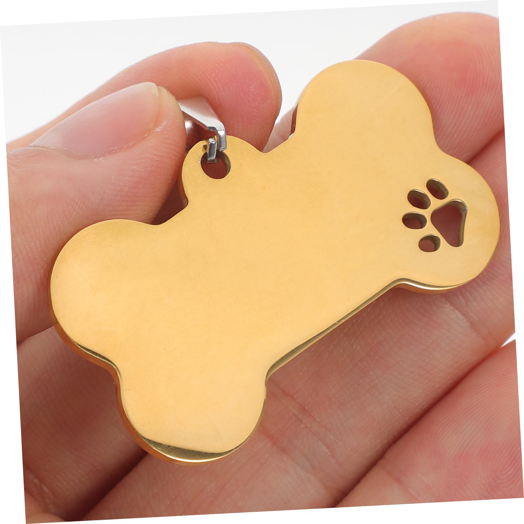 TOYANDONA 5 Set Medagliette Per Inossidabile Targhette Leggere E Incise Accessori Personalizzabili Per Collari E Portachiavi Per Incisione E 5 * 5