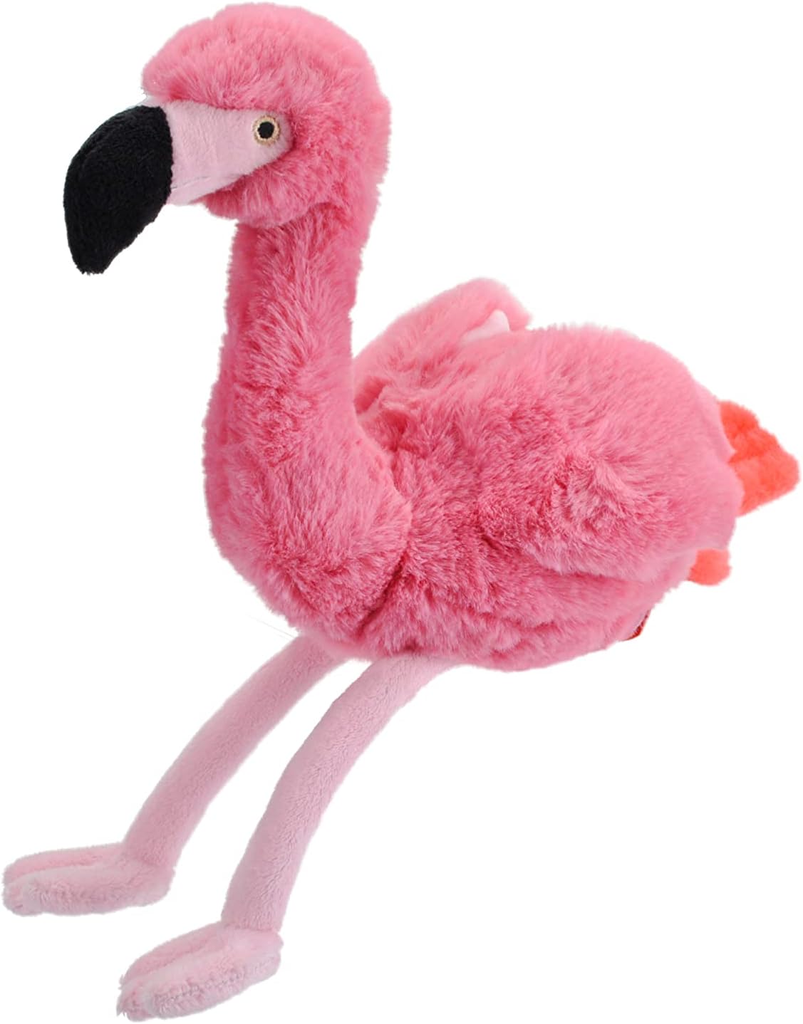 Wild Republic Ecokins Mini, Flamingo, Stuffed Animal, 8 inches, Gift for Kids, Plush Toy, Made from Spun Recycled Water Bottles, Eco Friendly, Child’s Room Decor