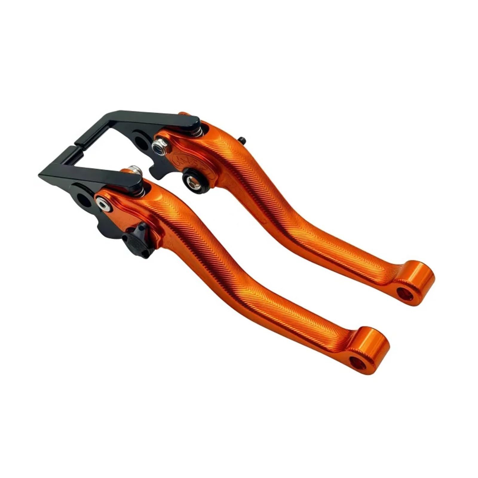 Wnftyske Orange Motorcycle Brake Clutch Lever Pivot Levers 3D Clutch Lever Brake Set For Kawa&Saki For Nin&Ja 400R 2011 Adjustable Handle Levers Motorcycle Parts