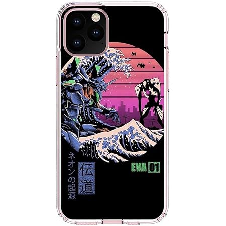 Amazon Com Transparent Fundas Slim Liquid Flexible Case Back Cover For Apple Iphone 11 Neon Genesis Evange Lion 8 Cell Phones Accessories