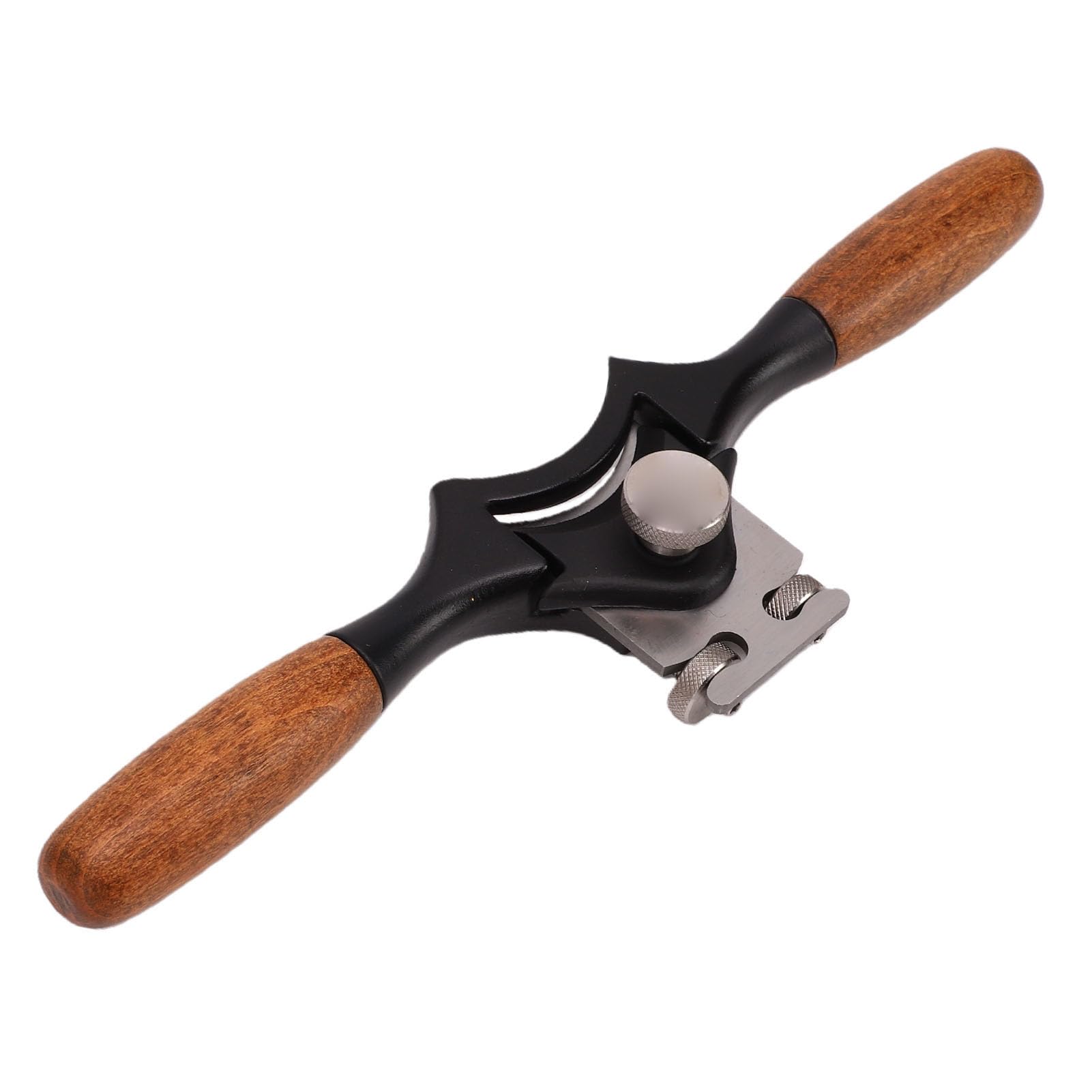 Naroote Adjustable Spokeshave Woodworking Tool Hand Plane for Curved Wood Craft with 42mm Concave Rosewood Handle