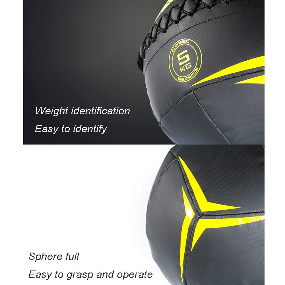 Palle AGYH mediche Morbido Medicine Ball, Multi-Funzione Fitness Bali Squash, Utilizzato for Front Side Girevole Squat Push-up, 7 Tipi di Peso 2-10kg (Size : 4KG)