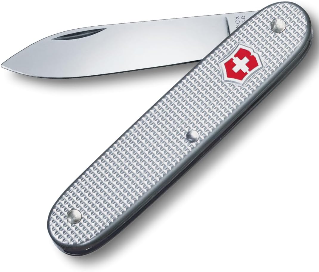 Swiss Pocket Knife Swiss Army 1, Swiss Made, 1 Function, Stainless Steel, Silver