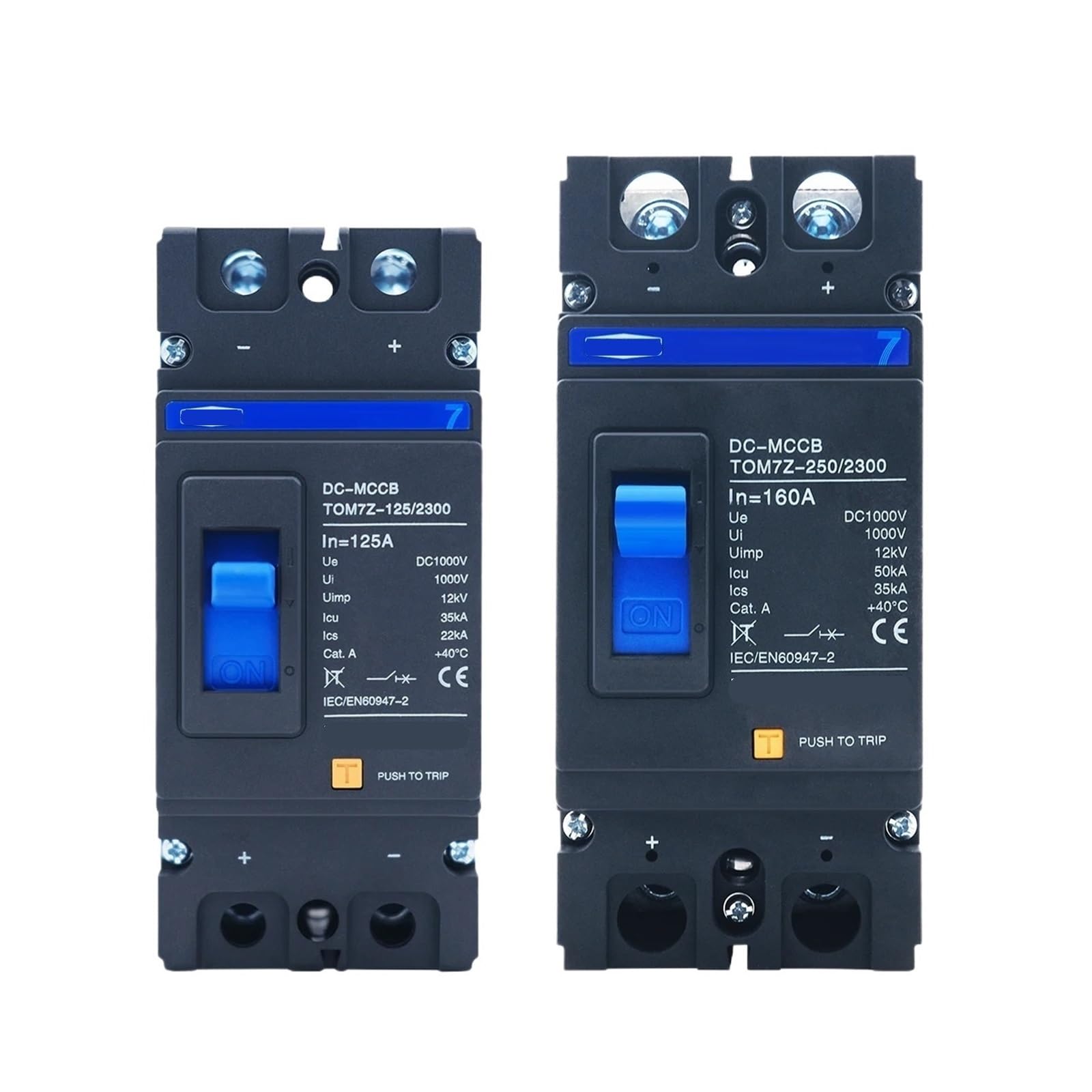 1 disyuntor de Caja Moldeada TOM7Z-600/2P 1000 V(200A)