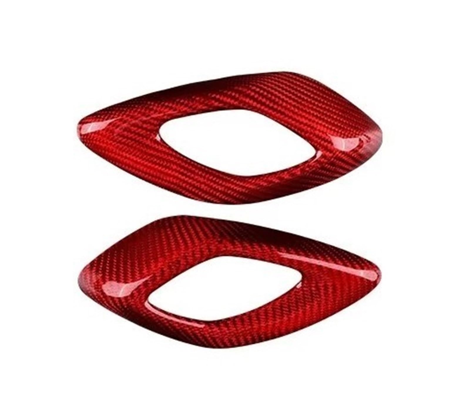 Mbxpxe Inner Handle Rd Trim Sticker Accessories Real Carbon Fiber For Chevrolet For Camaro 2016 2017 2018 2019 2020 2021 2022 2023 Car Interior Sticker Car Interior Decoration(Inner Handle Rd)
