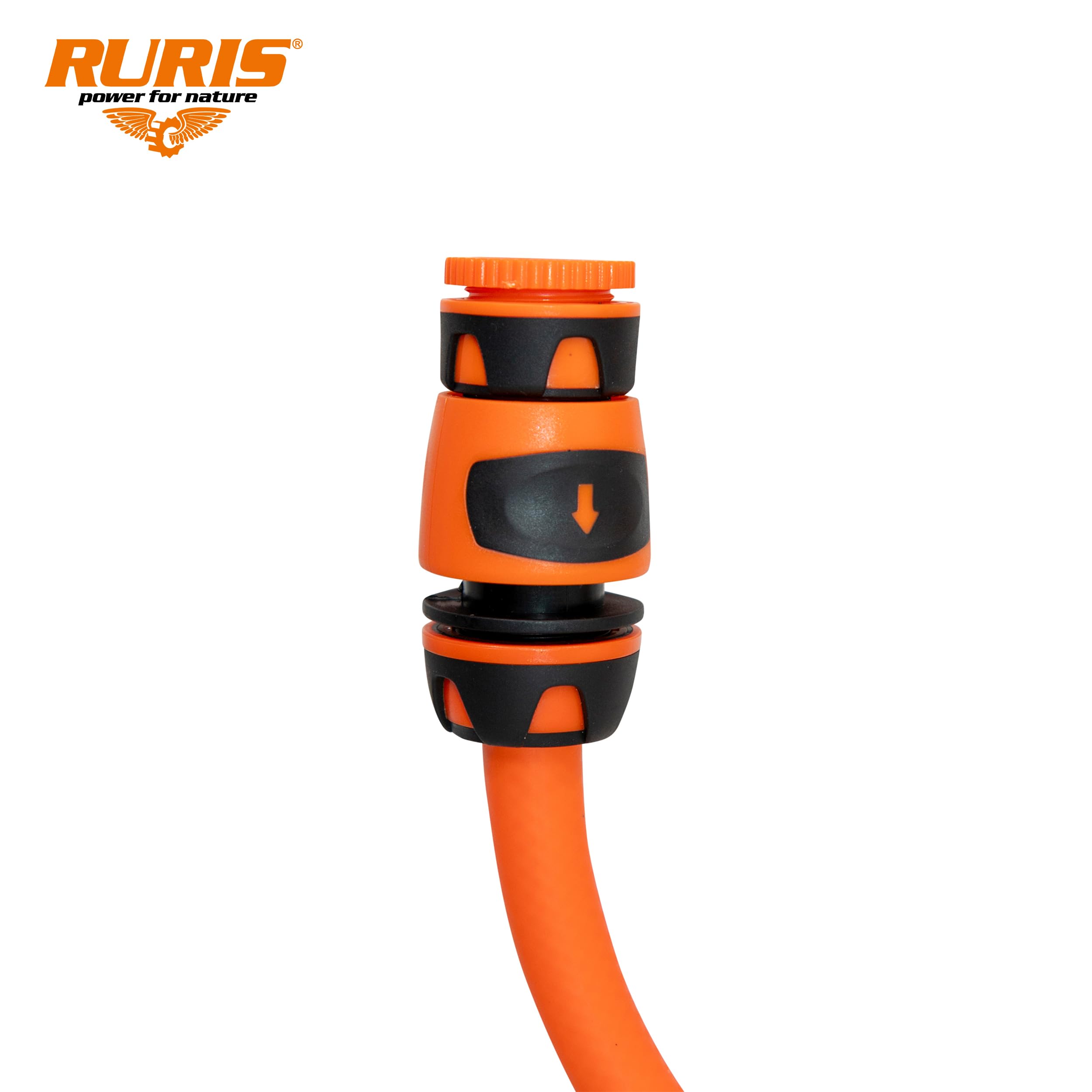 RURIS Hybrid1230 Tuyau d'Arrosage 30m 3 Couches 35 bar Anti-Vrille UV | Technologie Polyfusion, Resistance 35 bar, Protection UV, Compatible 1/2 pouce