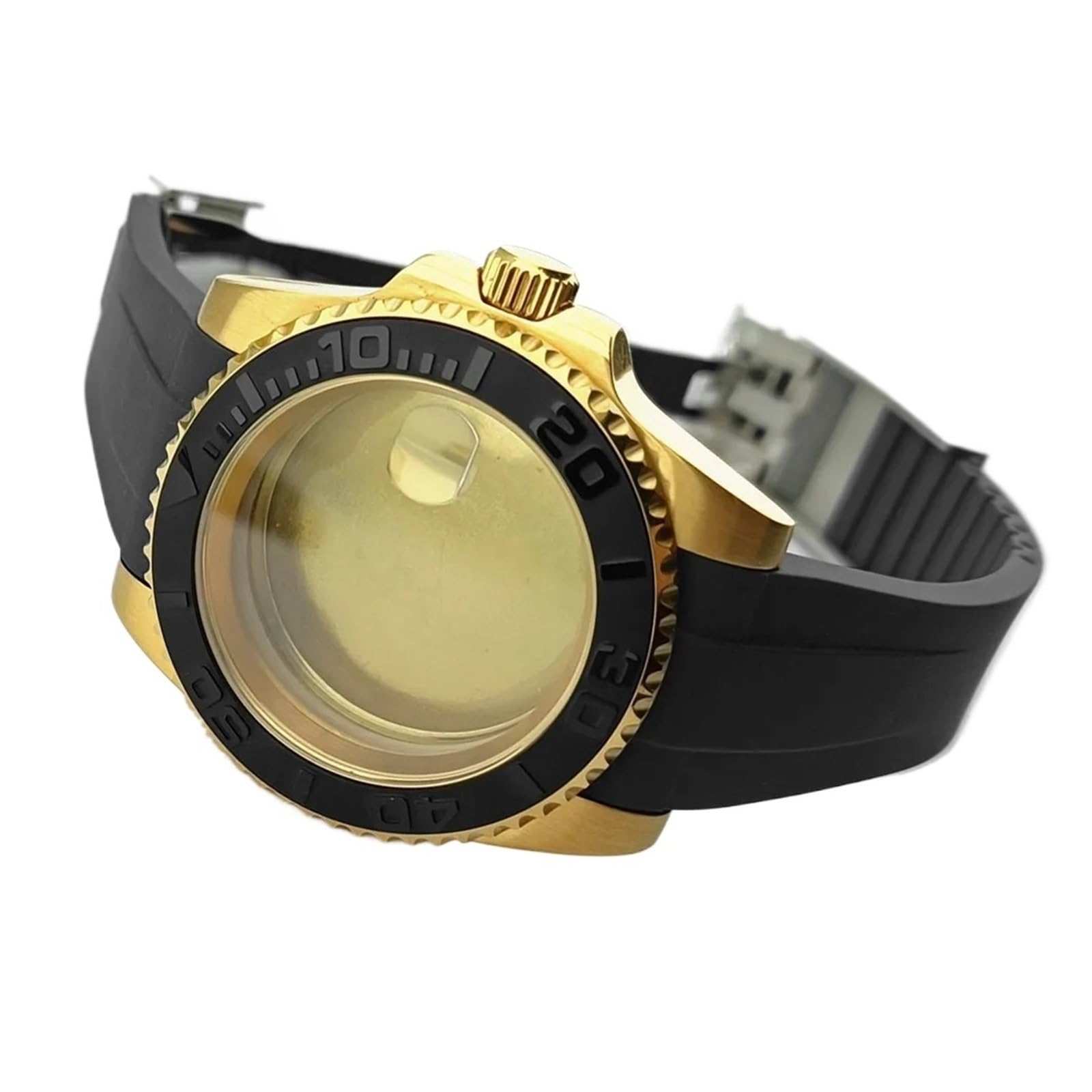 1 caja de reloj mecánico de 40 mm, cristal de zafiro para NH series 35, 36, 38, accesorios de montaje de relojes