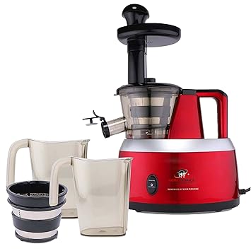 Hometronics SKG-Series Professional 240 Watt Cold Press Whole Slow Juicer, With Upgraded Juicing Technolo