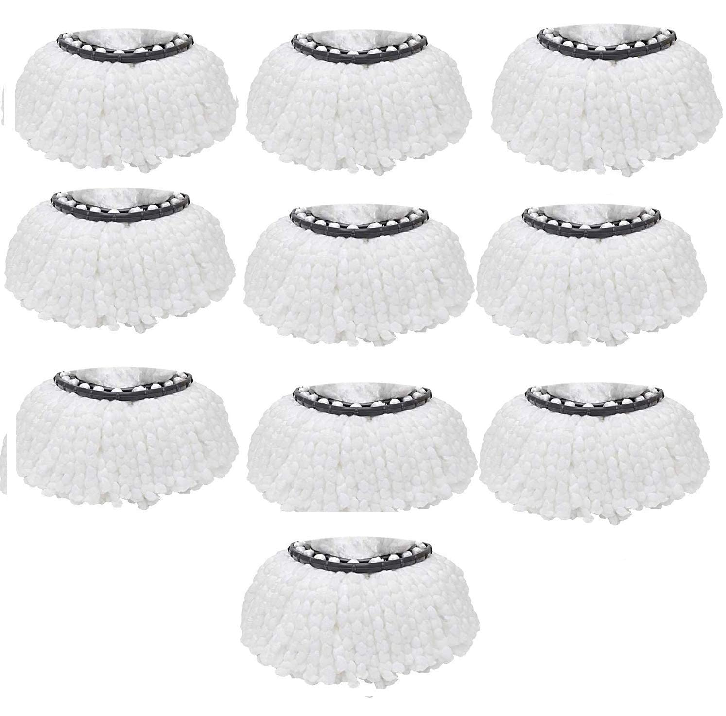Agnirva Mop Refill Bucket Mop Microfiber Fit Replacement Refill for 360 Rotating Disc Dia. 30 cm for All Home & Office Floor Cleaning (Pack of 2 Piece only) Agnirva Mop Refill Bucket Mop Microfiber Fit Replacement Refill for 360 Rotating Disc Dia. 30 cm for All Home & Office Floor Cleaning (Pack of 2 Piece only)