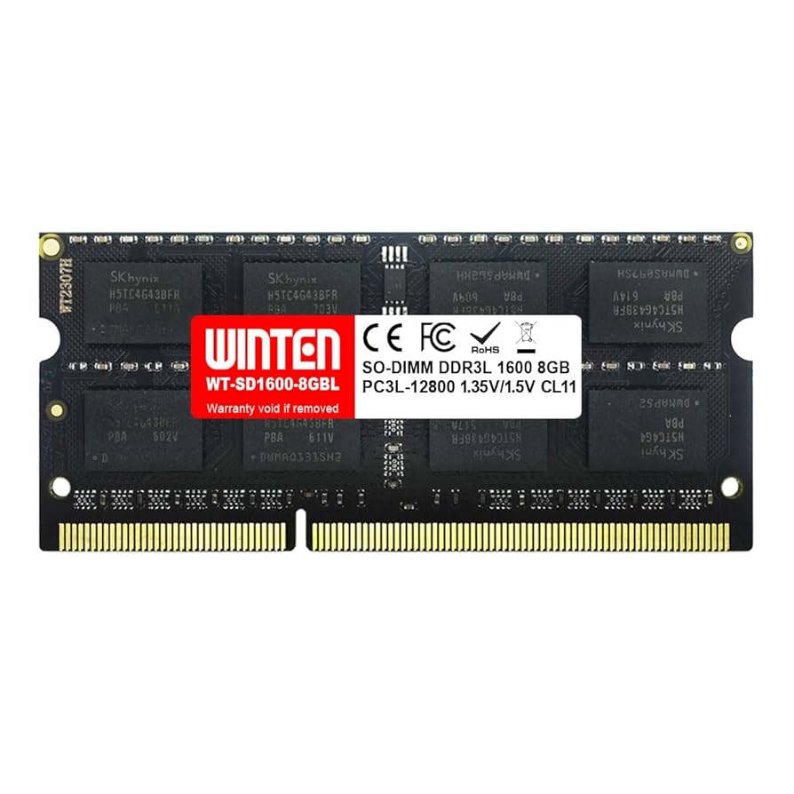 Amazon.co.jp: WINTEN ノートPC用メモリ DDR3-1600 8GB 低電圧
