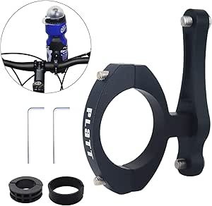 Plattbk flaskhållare, cykeladapter, universell MTB ersättningsflaska, hållare vattenflaska, Cage hållare, hylla, aluminiumrack, säte post, styre hållare