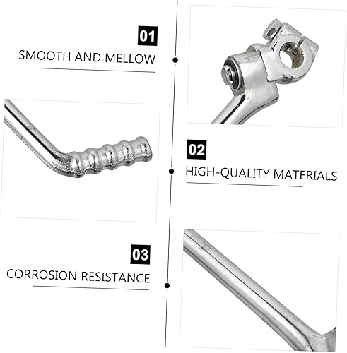 Miniatura 5 de BESPORTBLE Palanca de arranque para motocicleta, palanca de arranque de motocicleta, palanca de control de pie de motocicleta, palanca de control de