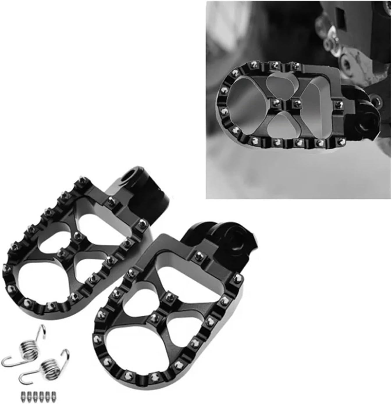 Motorcycle Floor Boards Rest Pedals Khusqvarna TC65 TC250 690 950 Motorcycle Accessories
