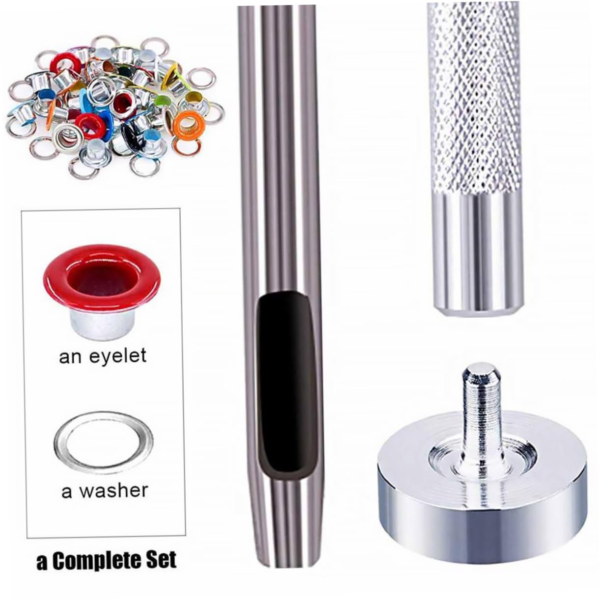 Set Di Bottoni Ad Occhiello Metallo Set Di Bottoni A Pressione Artigianali Kit Occhielli Per Camicie Jeans Giacche Zaini Scarpe Pelle