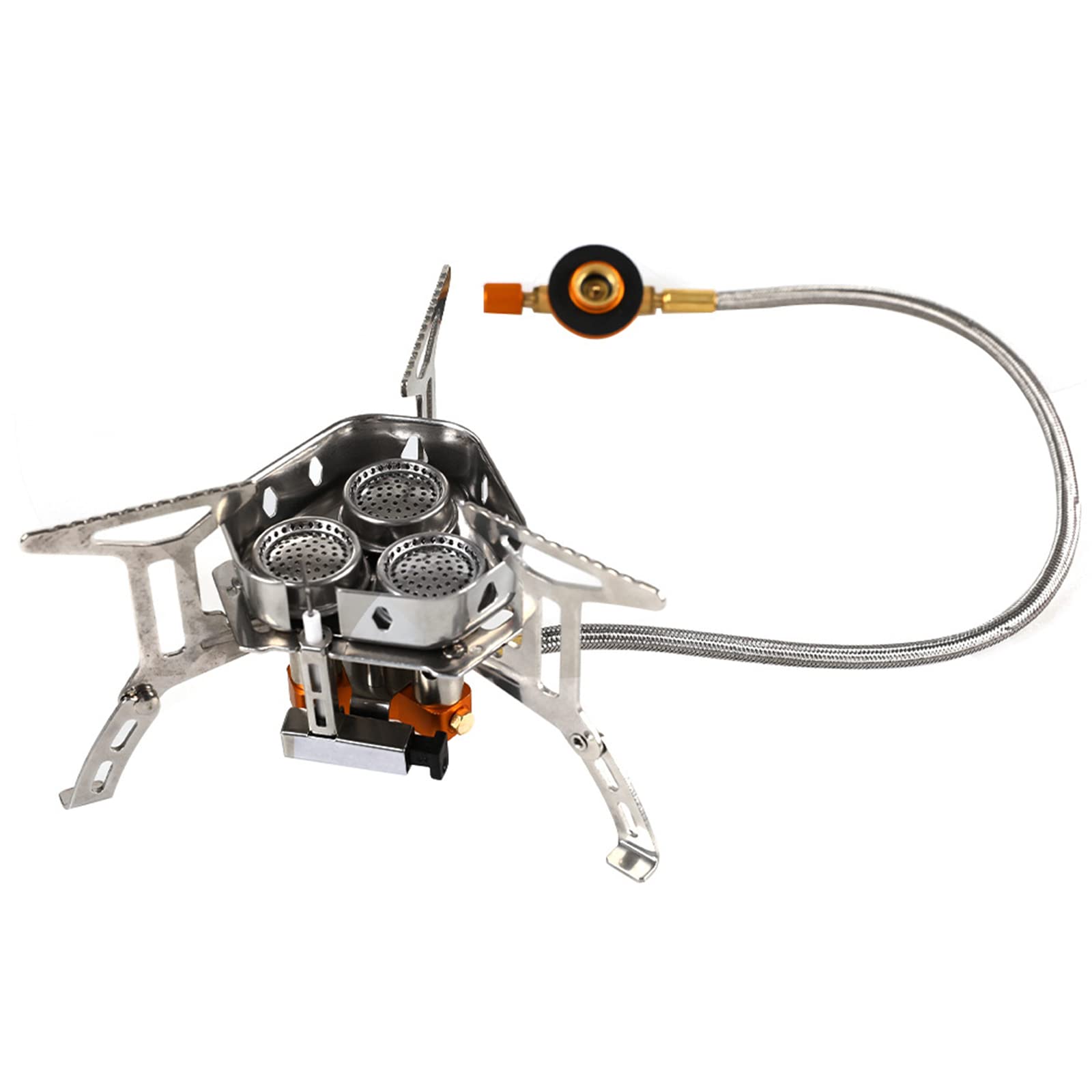 MHADBKH Portable Backpacking Stove Camping Wind Proof Stove Furnaces Foldable Burner for Outdoor Camping Hiking Picnics Wind-proof Burner