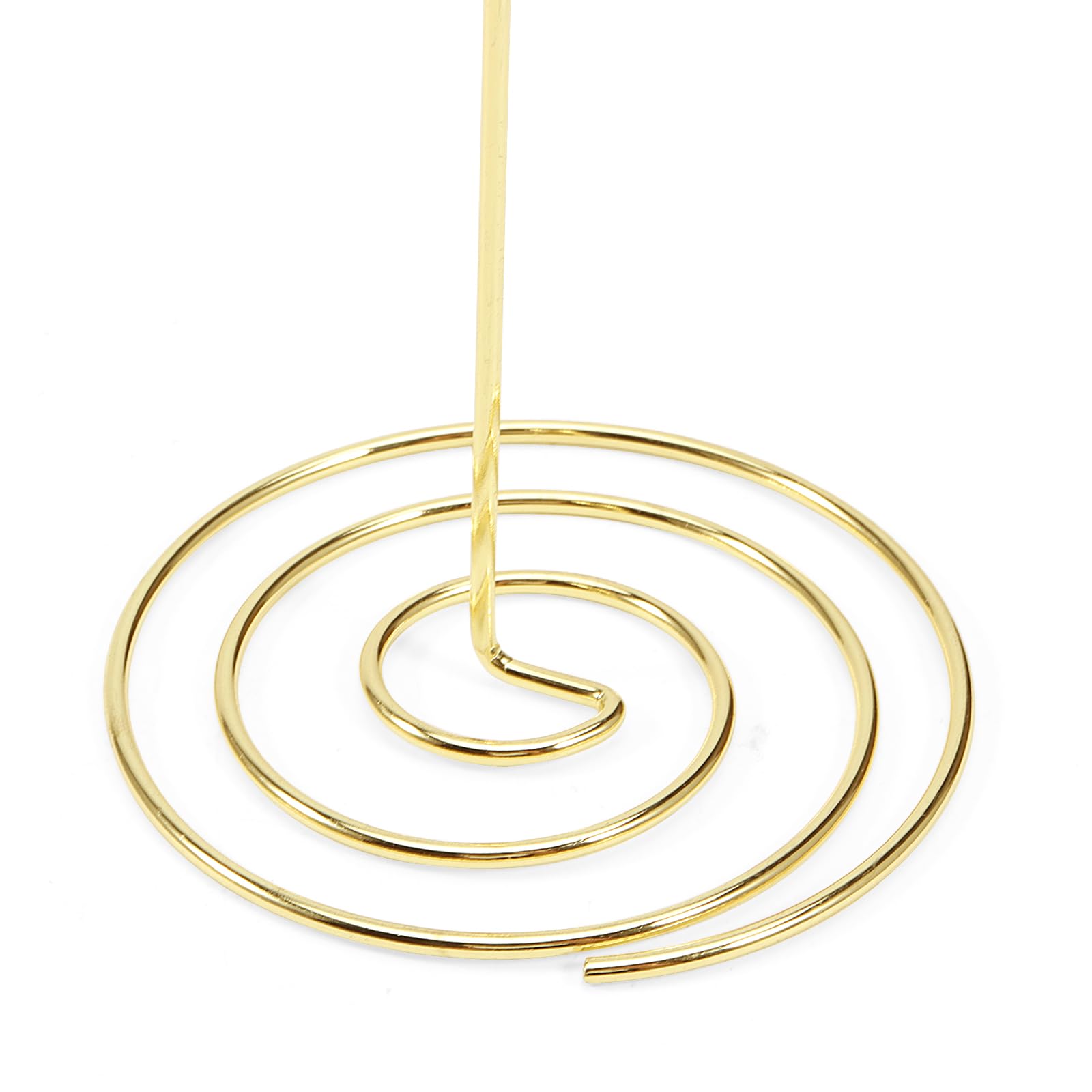 JAPCHET 15 segnaposto dorati da tavolo, altezza 220 mm, segnaposto per matrimoni, feste, ristoranti, stile doppio anello