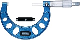 Fowler 52-240-003-1 52-240 Series Outside Inch Micrometer, Ratchet Stop Thimble, 2-3" Measuring Range, 0.0001" Graduation