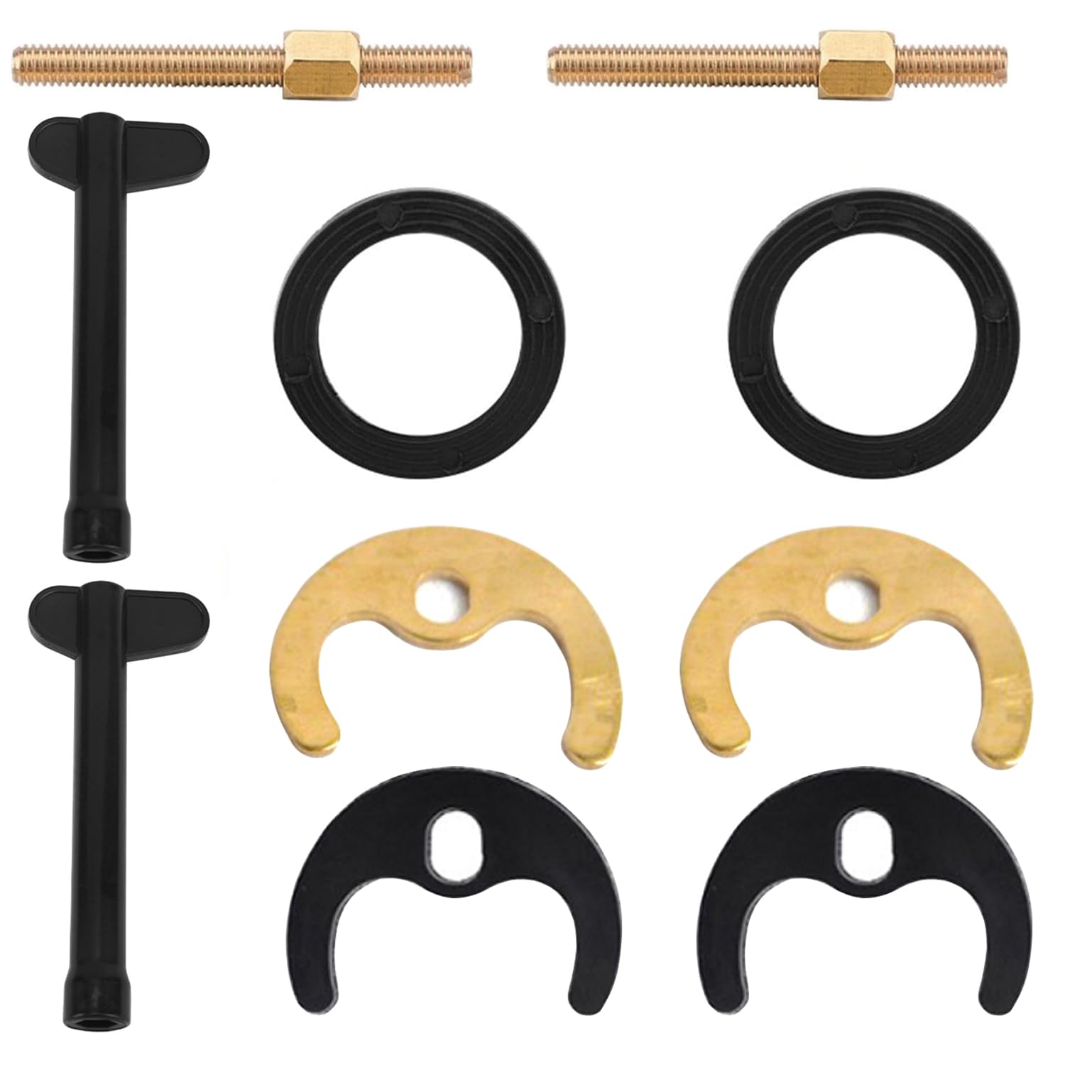Kit Di Riparazione Per Rubinetto, 10 Pezzi, Set Di Montaggio Per Rubinetto Monoblocco, Miscelatore A Foro Singolo, Staffa Di Ricambio Per Lavello Da Cucina (chiave M10 - Foto 7