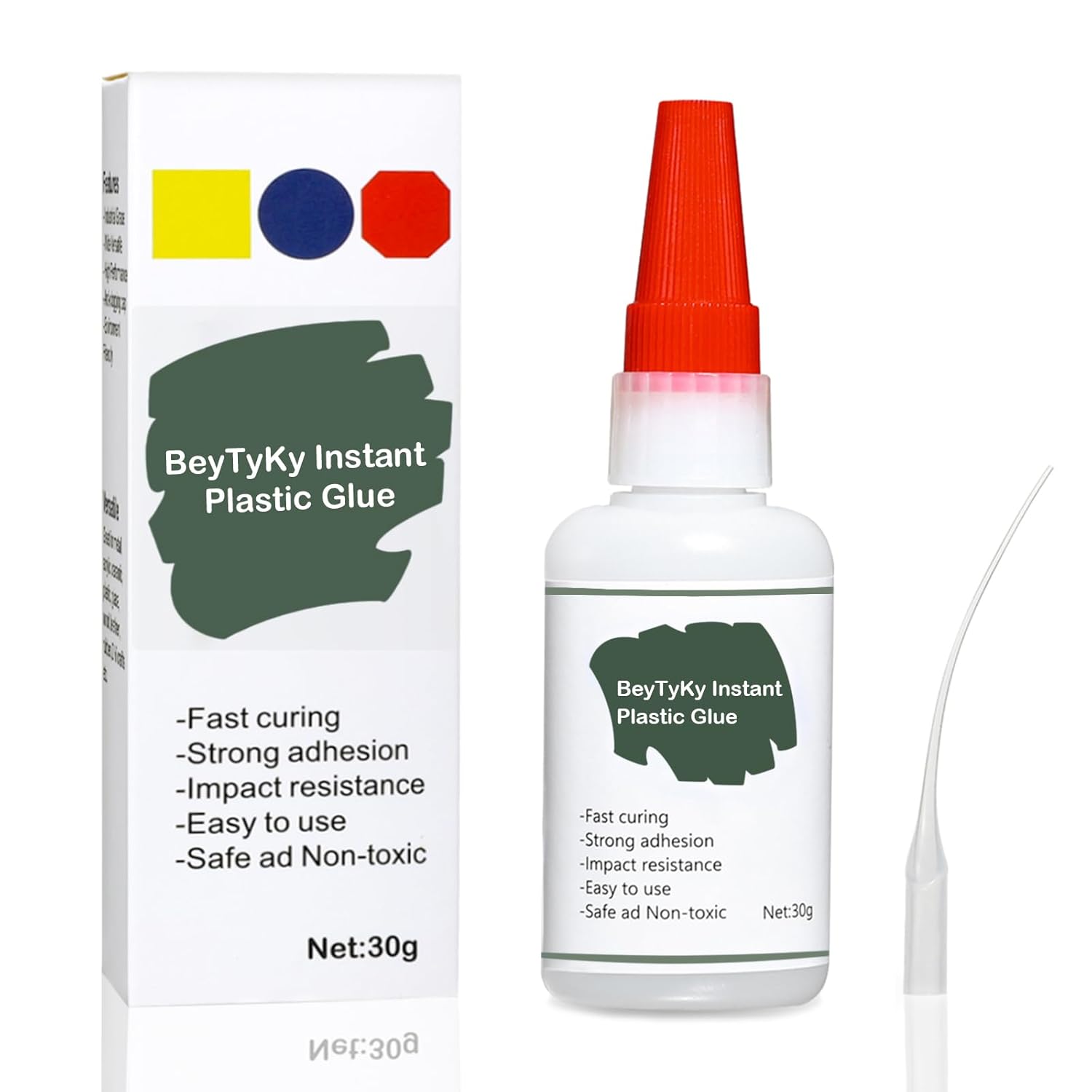 Plastic Glue, Plastic Adhesive, Clear Glue for Plastic to Plastic