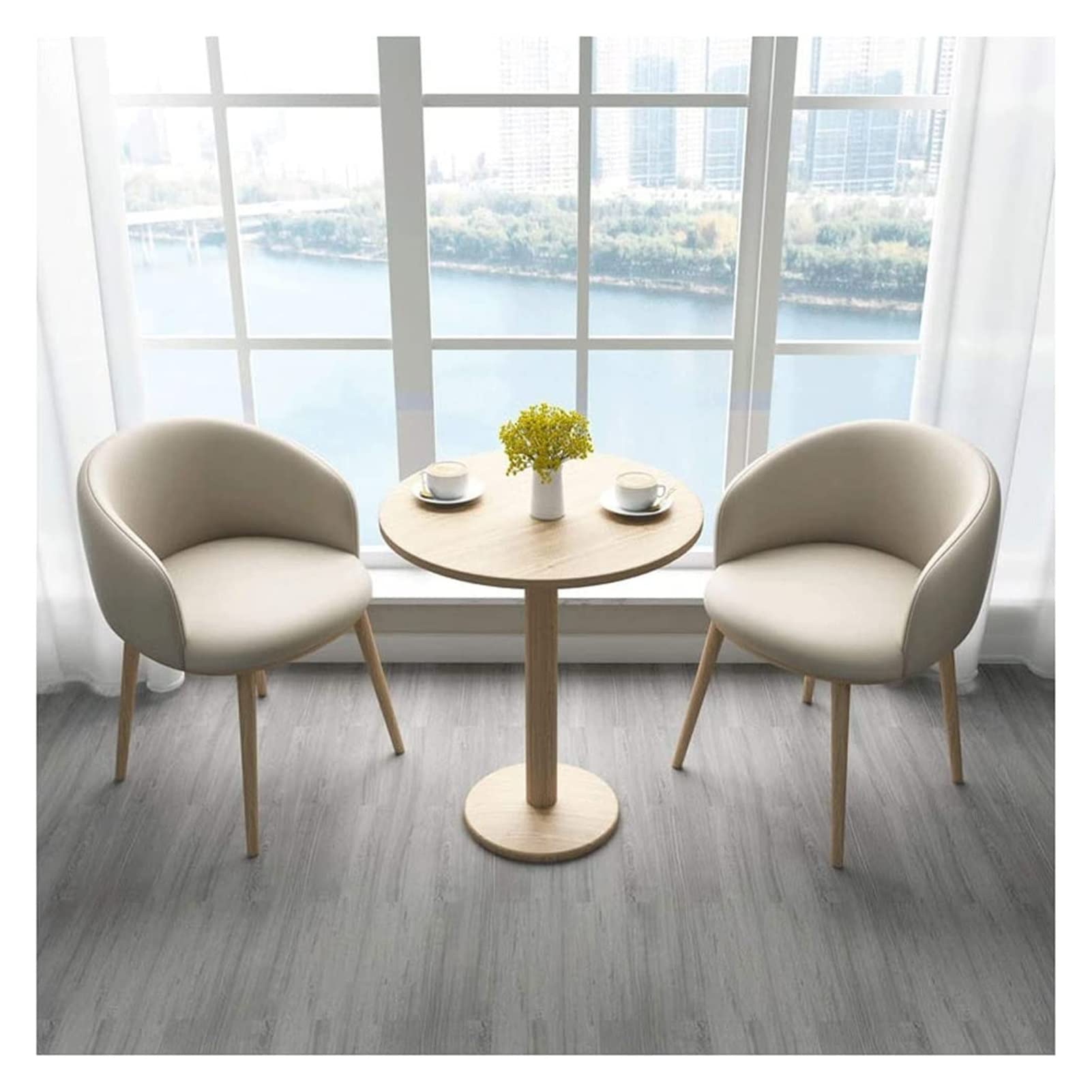 Amazon.com - Small Apartment Dining Table W/Chair - Save Space Round ...