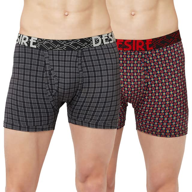t t Mens Cotton Desire Printed Long Top Elastic Trunk Pack Of 2-picture-30