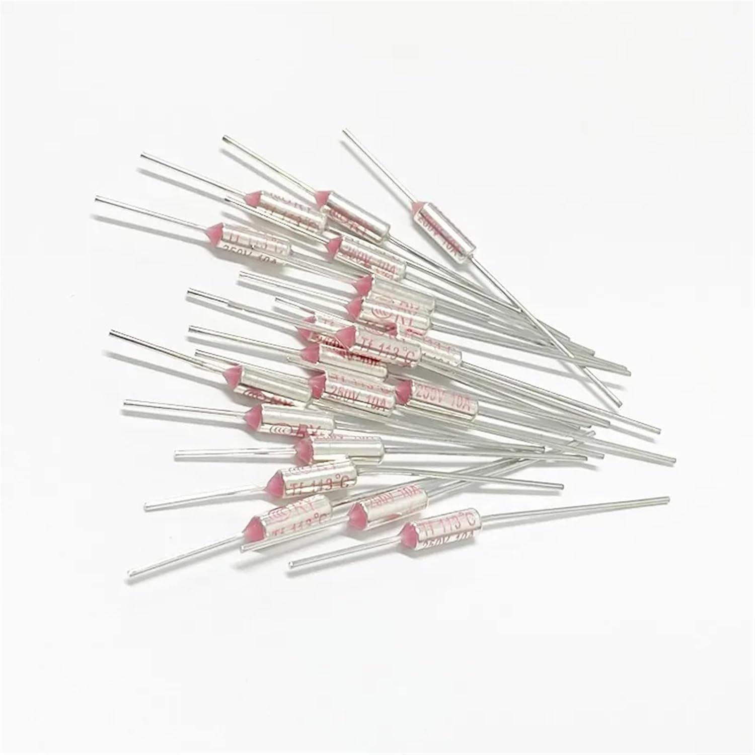 10PCS TF Thermal Fuse RY 15A 250V Temperature Control Thermostat Switch 85 96 100 135 165 172 185 192 200 216 240 280 C Degree(155C)