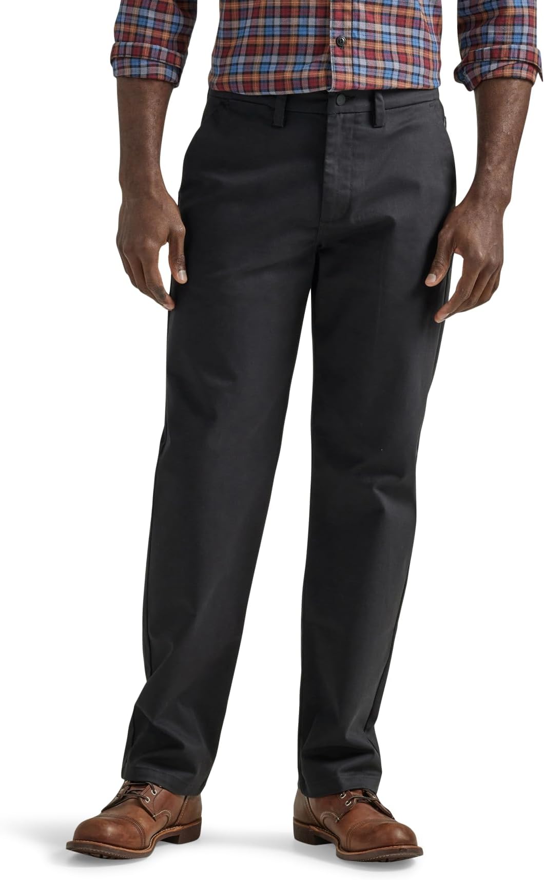 Men's Flat Front Relaxed Straight Pant