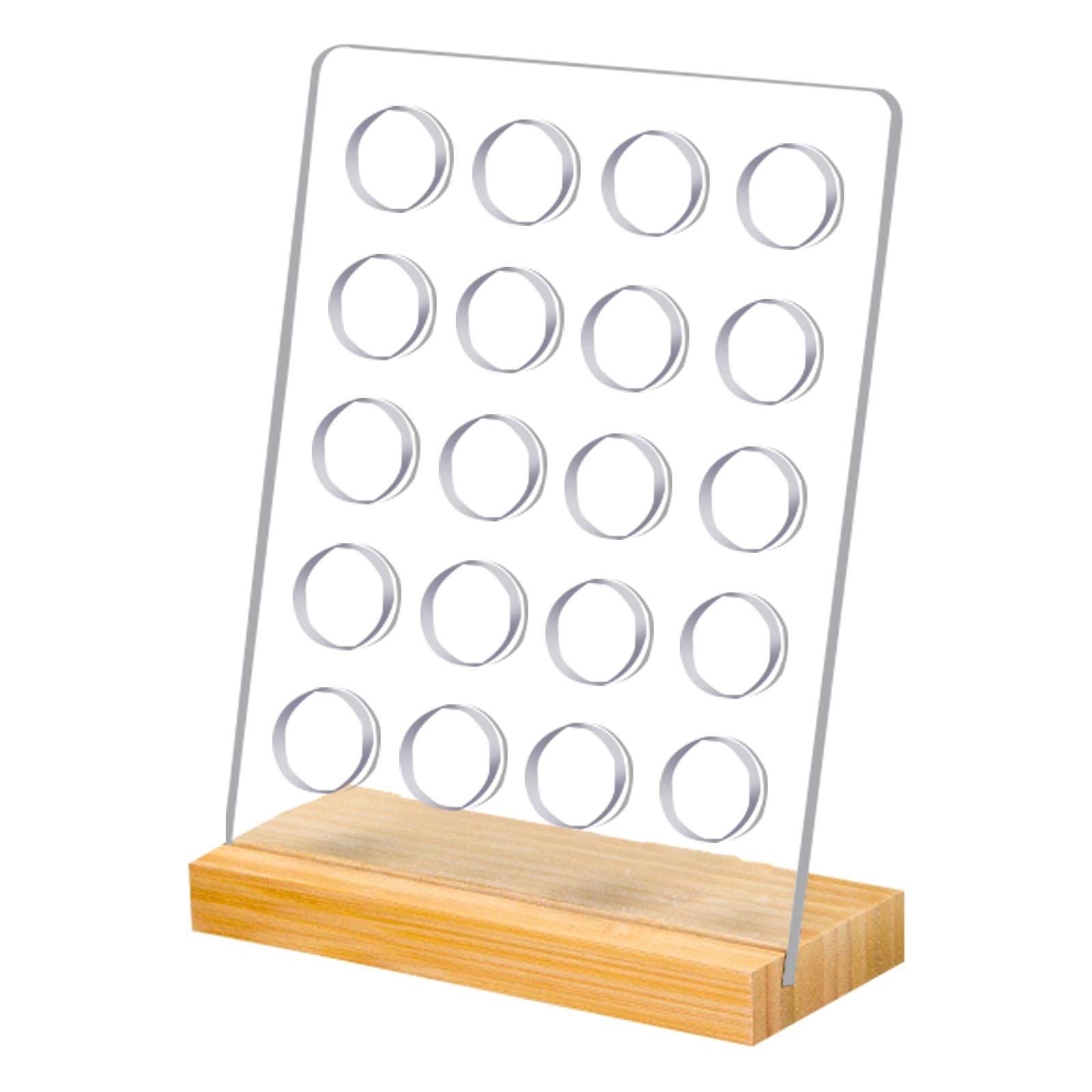 Kalttoy Storage Stand Coffee Pods Rack Coffee Pods Holder Easy Installation Clear Storage Shelf Acrylic Texture Drawer