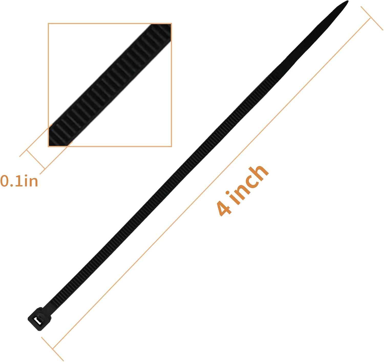 Exclusive Discount 90% Price Cable Zip Ties 4 Inch, Multi-Purpose Electrical Cable Ties Wire Zip Ties, 200 Pack, White Super Cheap 🛒 Cable Zip Ties 4 Inch, Multi-Purpose Electrical Cable Ties Wire Zip Ties, 200 Pack, White