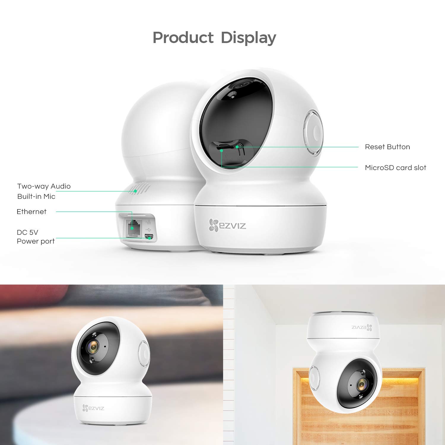 EZVIZ TY1 4MP Telecamera Wi-FI intelligente