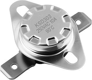 High Limit Switch for Quadra-Fire Classic Bay 1200, CB1200, CB1200i Pellet Stove. Snap Disc Safety Sensor Thermodisc,Snap Disc Switch High Temp Limit 200°F, Auto-Reset SRV230-0900