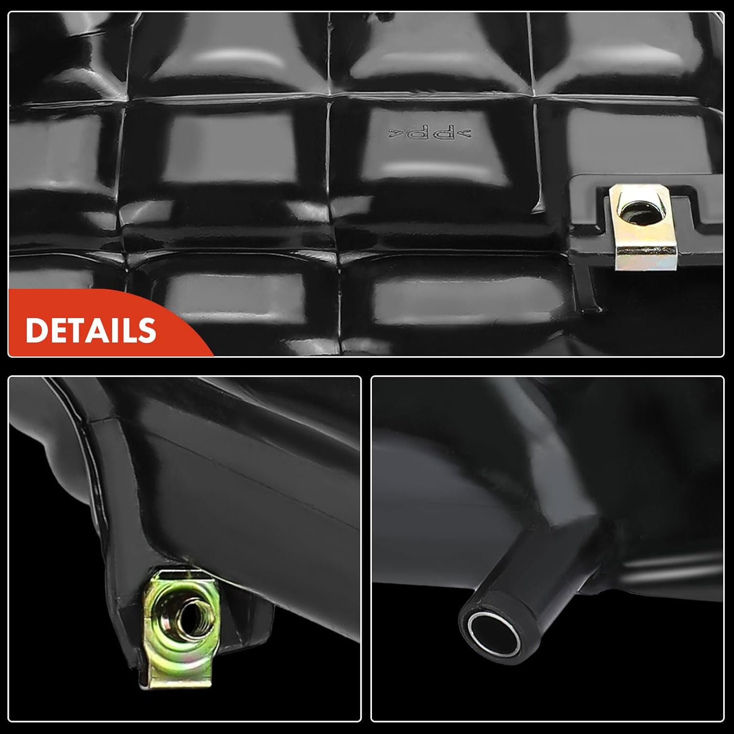 A-Premium Engine Coolant Overflow Recovery Reservoir Tank with Cap and Tubing Compatible with Cadillac Seville 1993-1997, Eldorado 1993-2002, DeVille 1994-1999, 4.6L