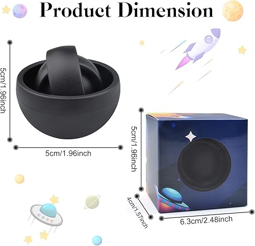 Miniatura 2 de Yrissmiss Juguete antiestrés para adultos, juguetes giroscópicos, ideas de regalo, regalos para niños, niñas, adolescentes, niños, TDAH, autismo,