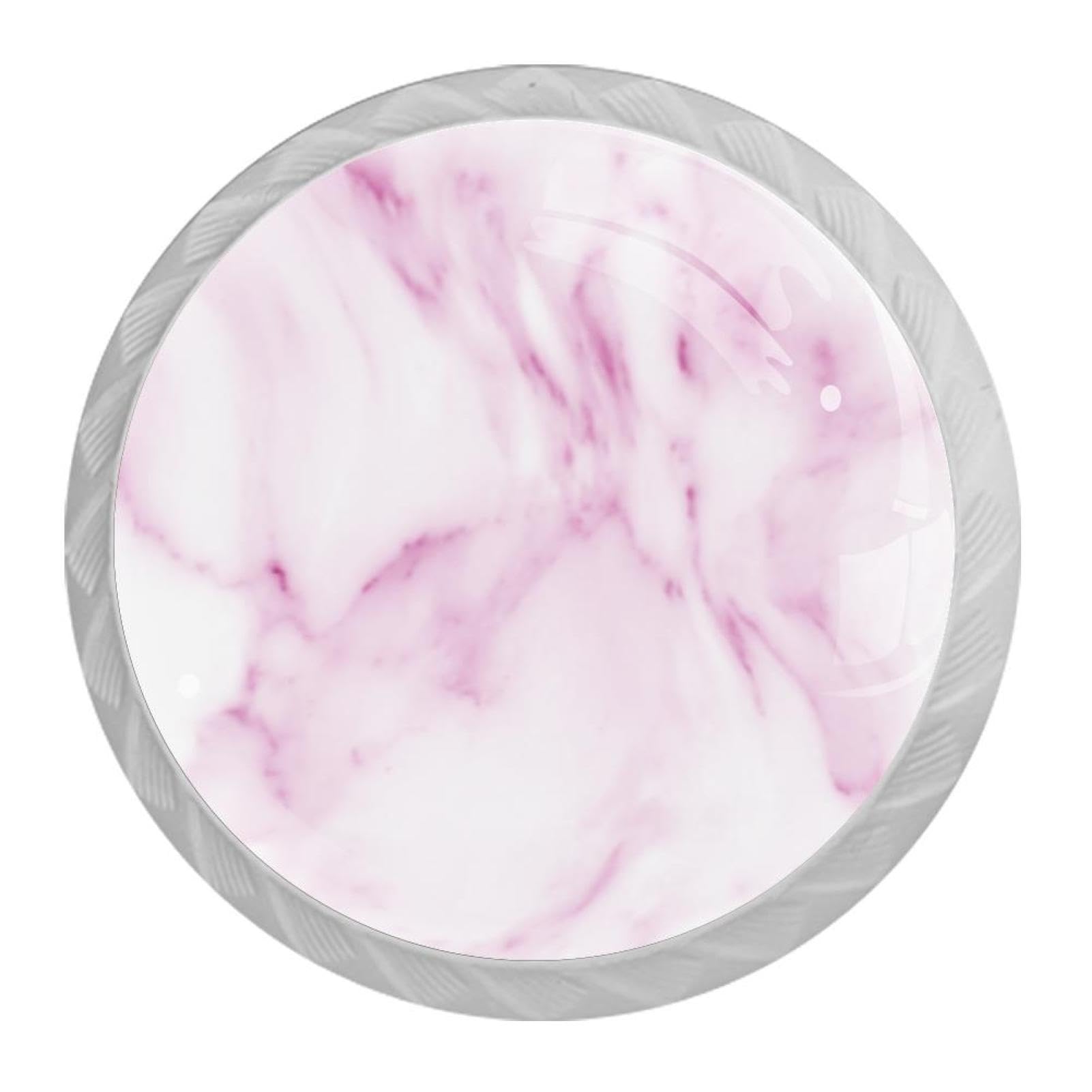 Tqmspg 4 Pieces Drawer Pulls Marble Texture Door Knobs Dresser Handles for Kitchen Wardrobe Cupboard Hardware Furniture