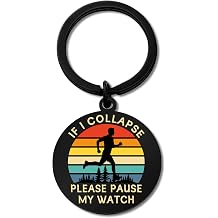 Aisity Runner Gifts for Men Cool Runner Gifts Running Keychain Gift for Runners Men Teenager Marathon Fitness Runners Track and Field Cool Running Cross Country Gift for Him