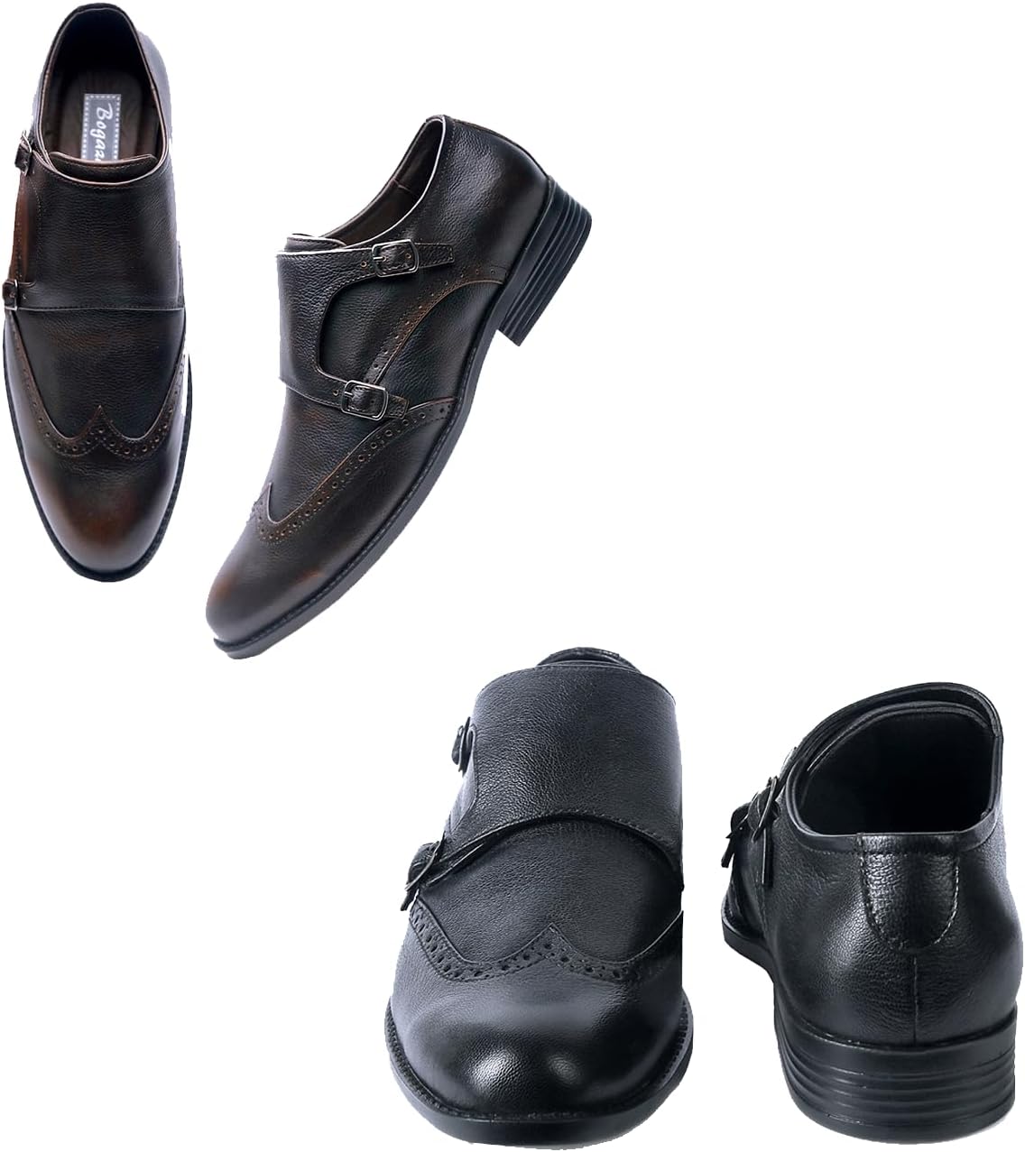 Monk Strap Shoe for Men | P | Combo of 2 | 786-2_CMBO2_P