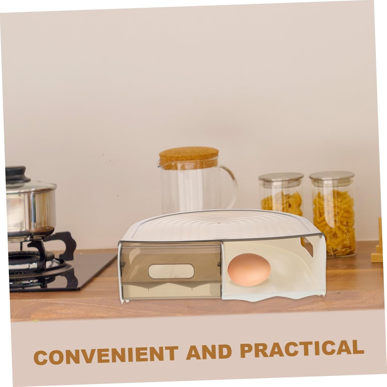 Automatic Rolling Holder for Fridge Space-saving Organizer Storage Box for Freshness for Kitchen Countertops Refrigerators Capacity