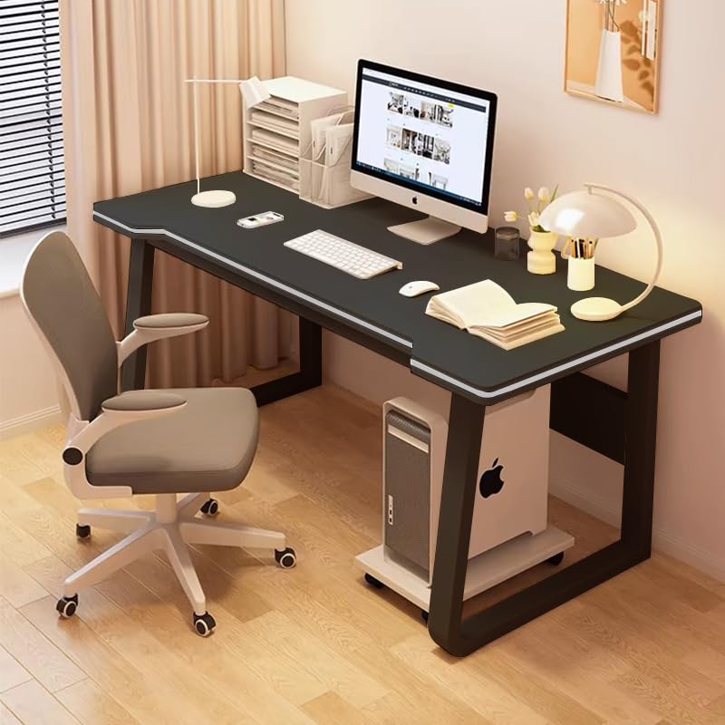 Gaming Desk Computer Writing Table Student Art Modren Simple Style PC Wood Suitable Portable Desk for Home, Office,Bedroom