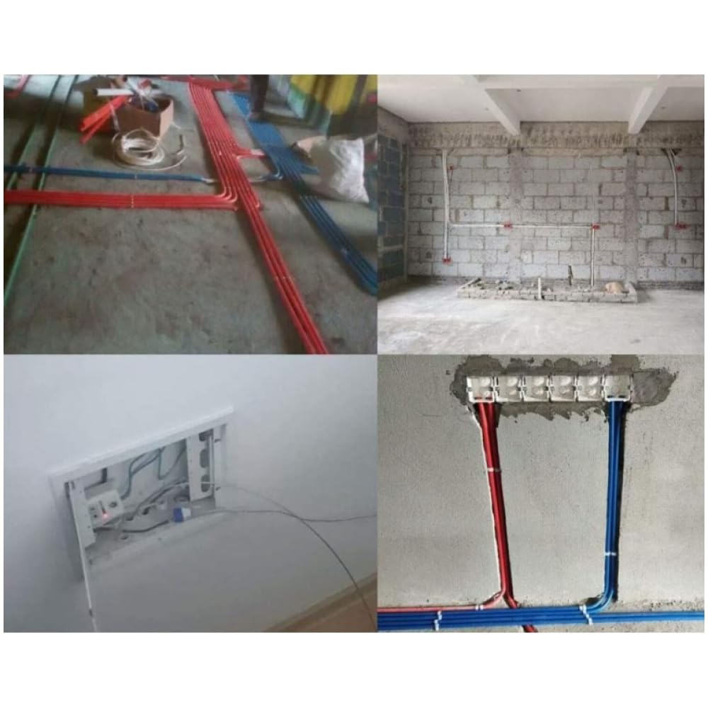 Sonda tiracavi in fibra di vetro, lunghezza 20 metri, diametro 3mm, con set di riparazione e accessori inclusi, terminali, occhielli, giunto snodato, colore giallo, professionale, cavi elettrici