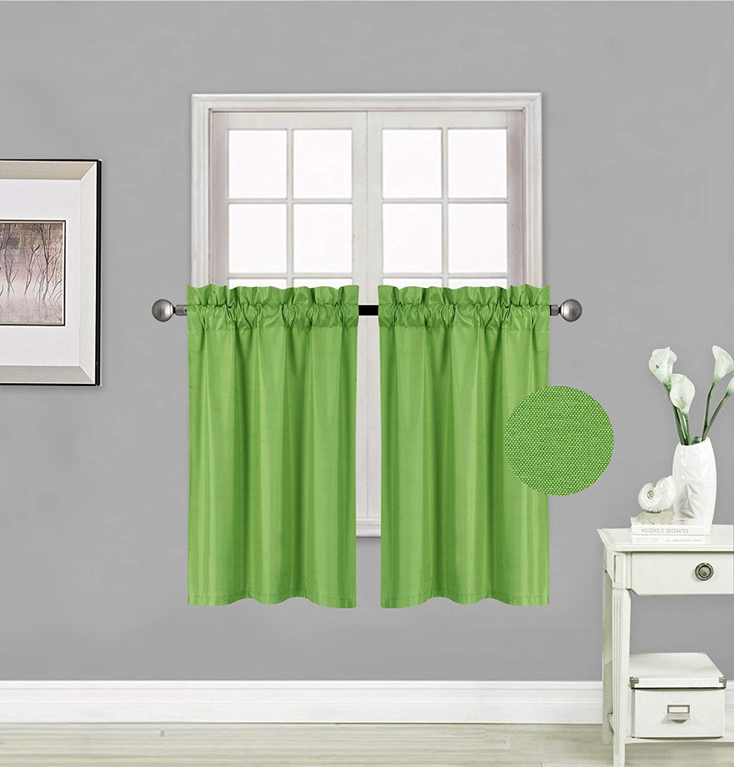 Lime Green Kitchen Curtains Curtains & Drapes 2023