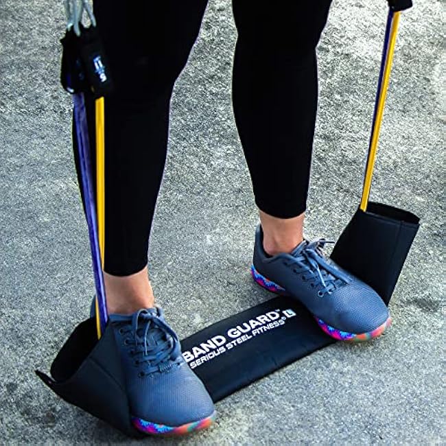 Serious Steel Fitness Band Guard - Protective Sleeve for Resistance Bands (Bands NOT Included) Protect Your Resistance Bands from The Ground, Concrete and Sharp Edges